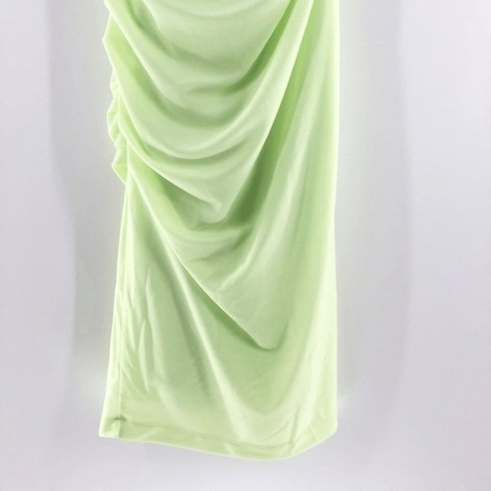 Helmut Lang Twist Sheath Dress Electric Yellow XS - Picture 8 of 9